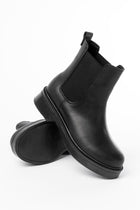 Alaster Siyah Lastikli Kadın Bot