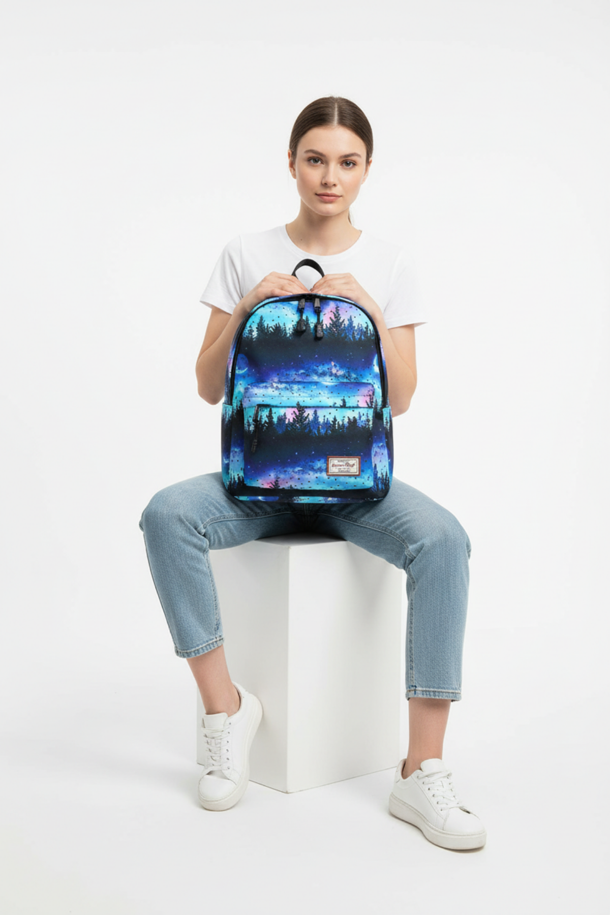 Silva Kadın Baskılı Kanvas Sırt Çantası