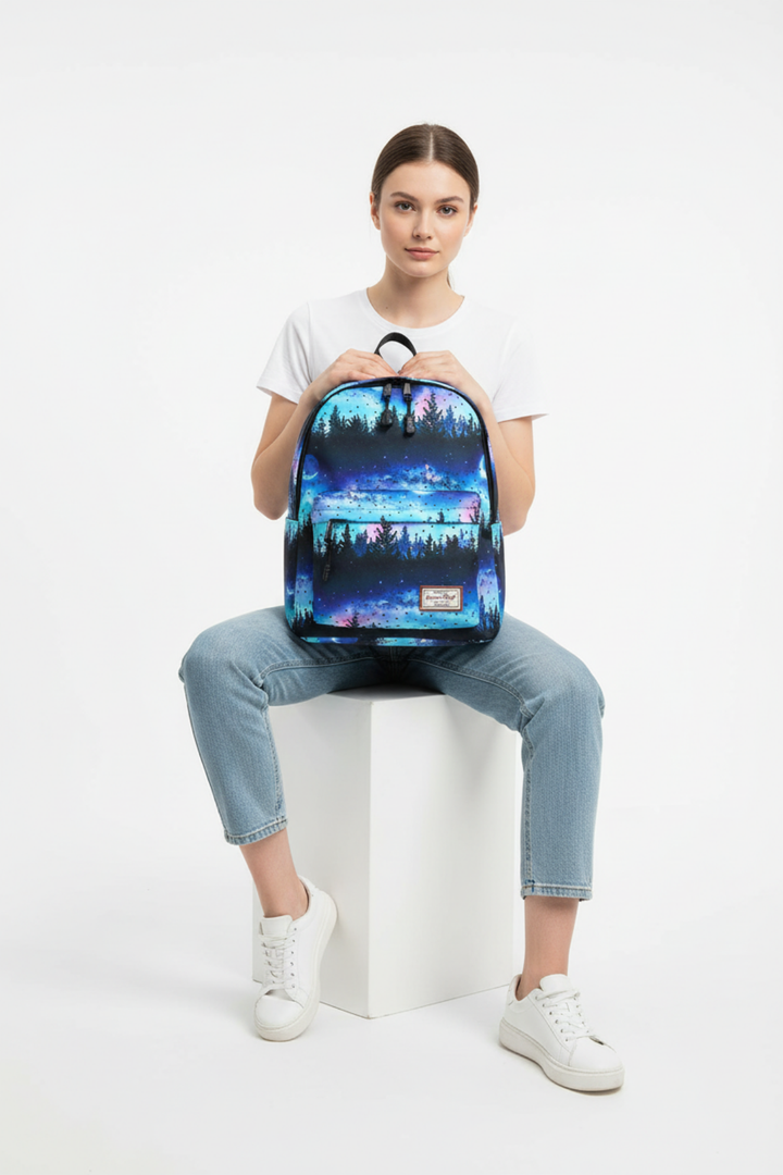 Silva Kadın Baskılı Kanvas Sırt Çantası