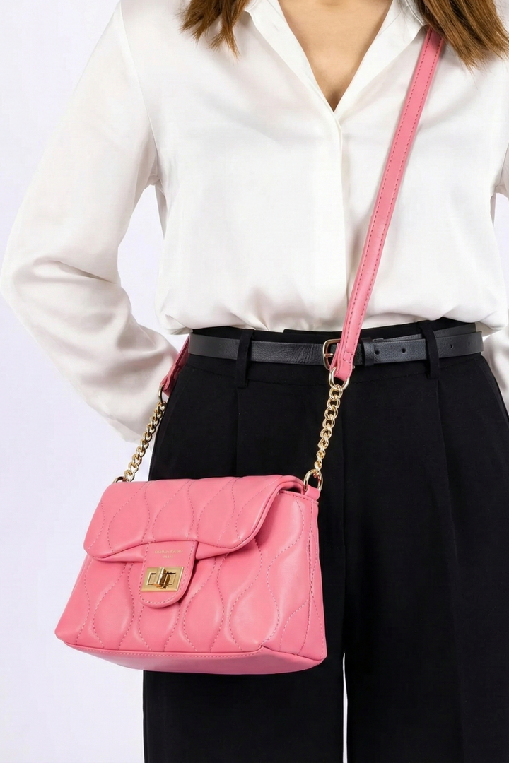 David Jones Kumaga Kadın Kapitone Çapraz Çanta CM6700F