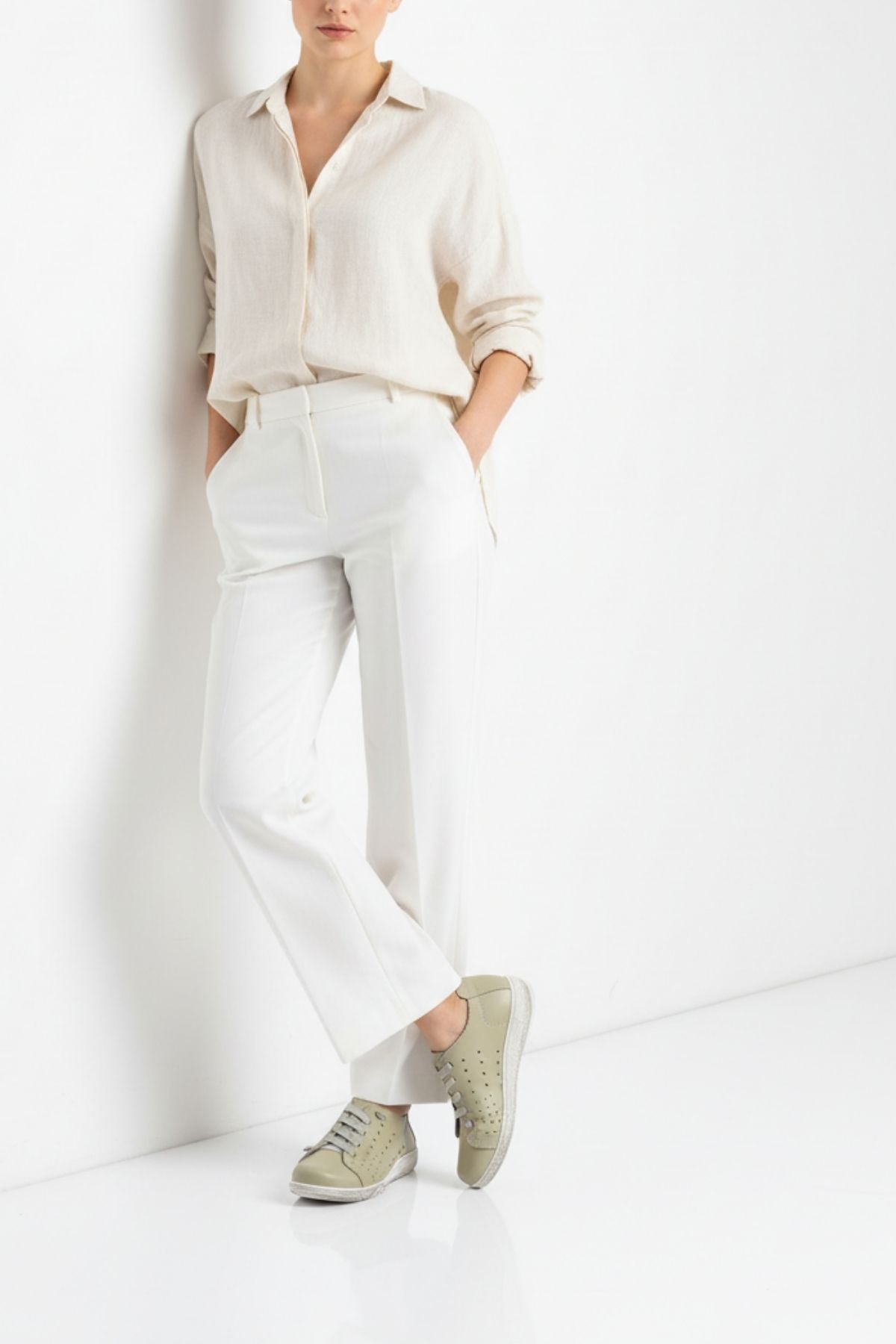 Dunde Kadın Hakiki Deri Yeşil Günlük Ayakkabı