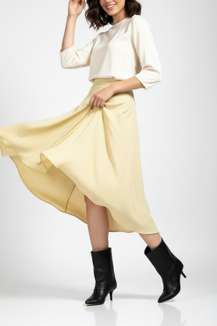 Zenora Kadın Siyah Yakalı İnce Topuklu Bot