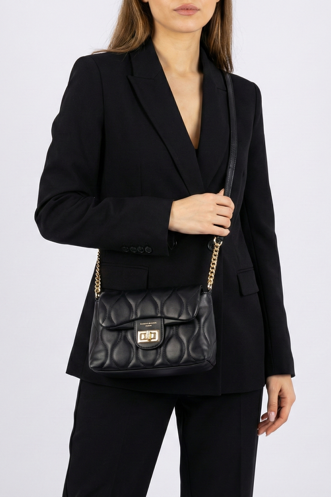 David Jones Kumaga Kadın Kapitone Çapraz Çanta CM6700F