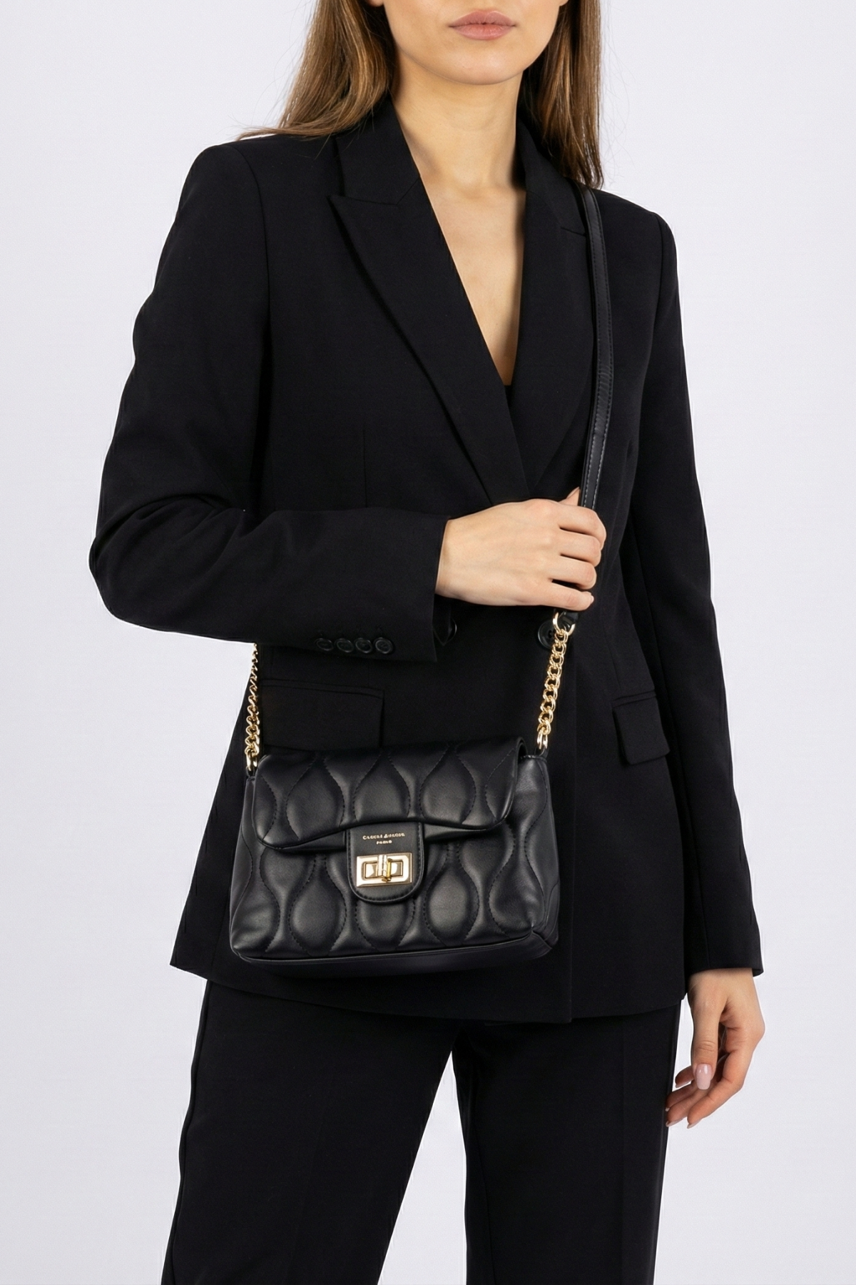 David Jones Kumaga Kadın Kapitone Çapraz Çanta CM6700F