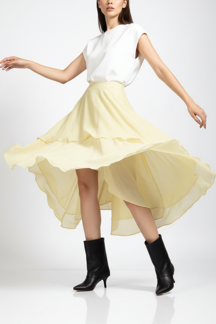 Zenora Kadın Siyah Yakalı İnce Topuklu Bot