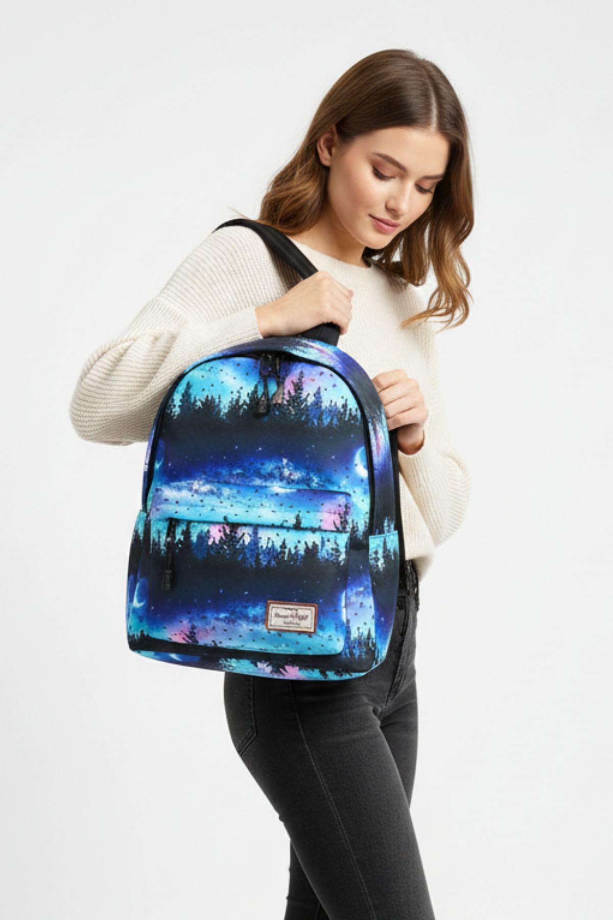 Silva Kadın Baskılı Kanvas Sırt Çantası