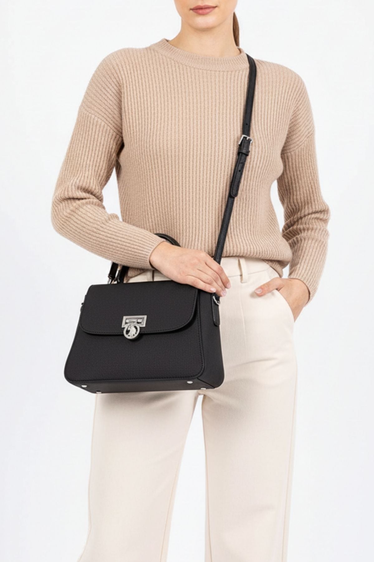 U.S. Polo Assn. Panedas Kadın El Çantası ve Çapraz Çanta US24241