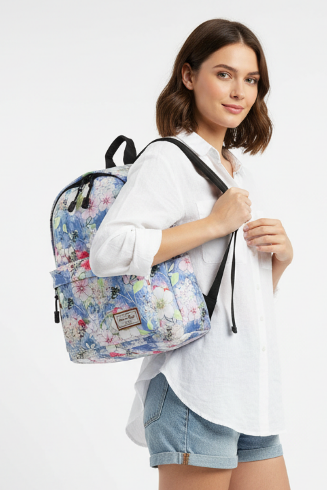 Silva Kadın Baskılı Kanvas Sırt Çantası