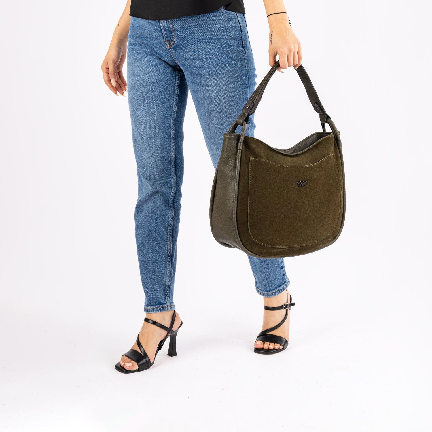 Rumis Kadın Hakiki Süet Omuz Çantası ve Askılı Çapraz Çanta