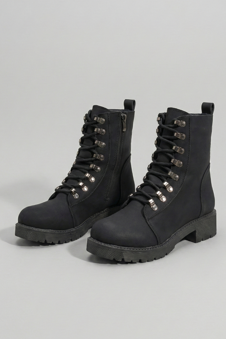 Eric Kadın Kalın Tabanlı Siyah Bot