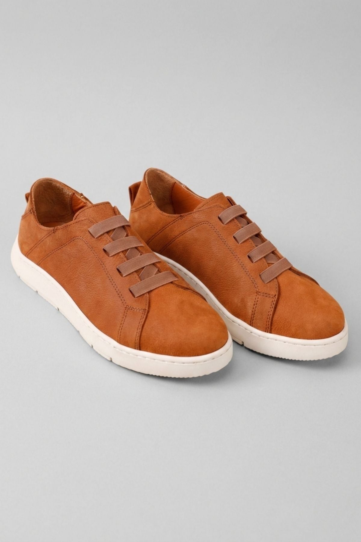 Corun Kadın Taba Nubuk Hakiki Deri Günlük Ayakkabı