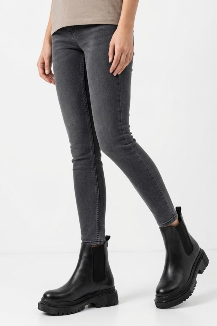 Nayliz Siyah Lastikli Kadın Bot