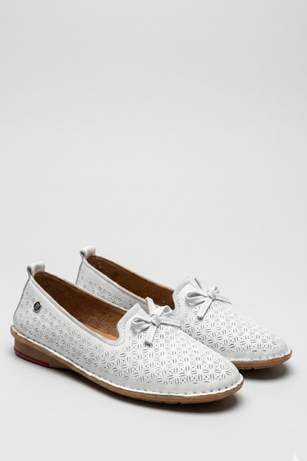 Pierre Cardin Tessa Kadın Hakiki Deri Beyaz Babet