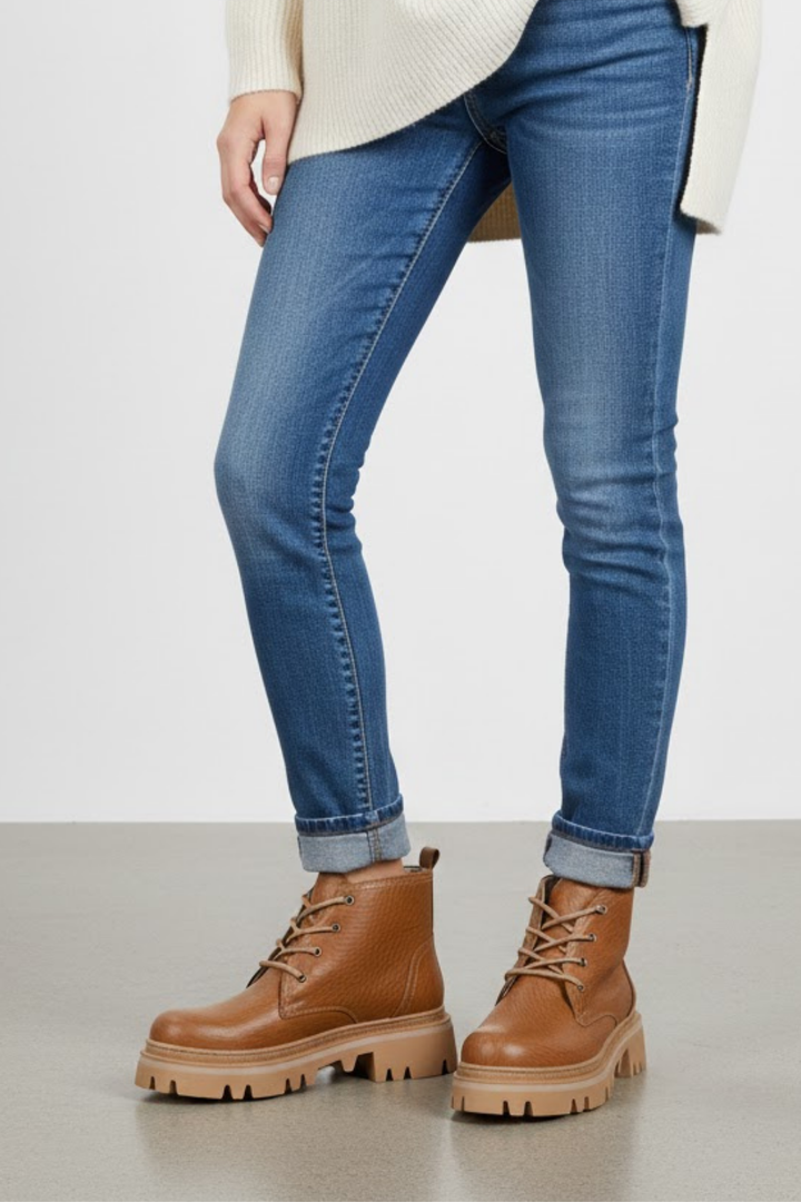 Fonsi Kadın Kalın Taban Cilt Taba Bot