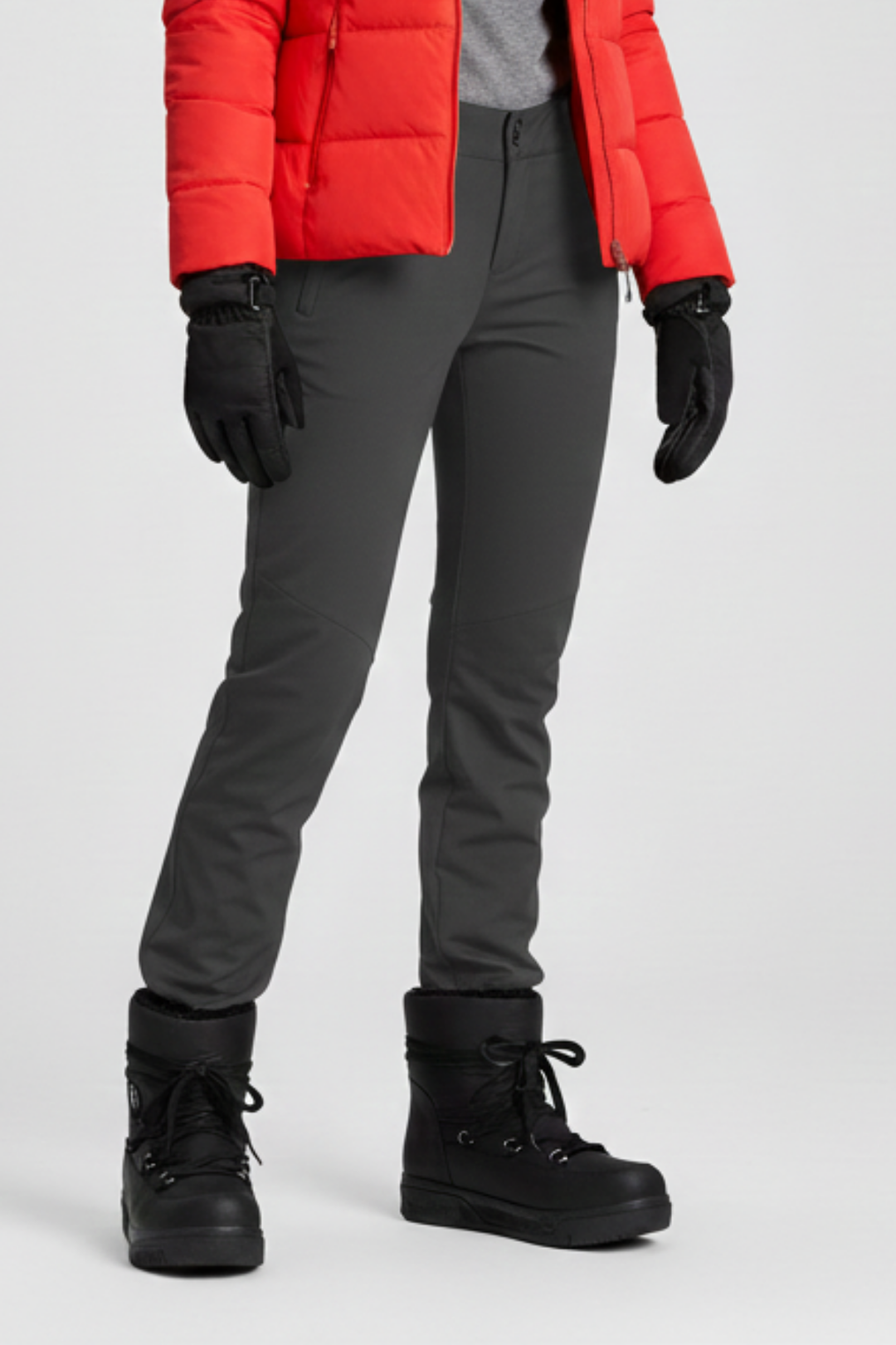 Benetton Nahara Kadın Kalın Taban Paraşüt Kumaş Siyah Kar Botu BN-50031