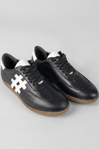 Maddo Kadın Hakiki Deri Siyah Beyaz Spor Ayakkabı