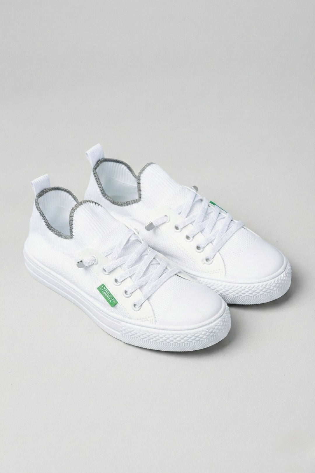 Benetton Yarde Kadın Beyaz Spor Ayakkabı BNI-10233