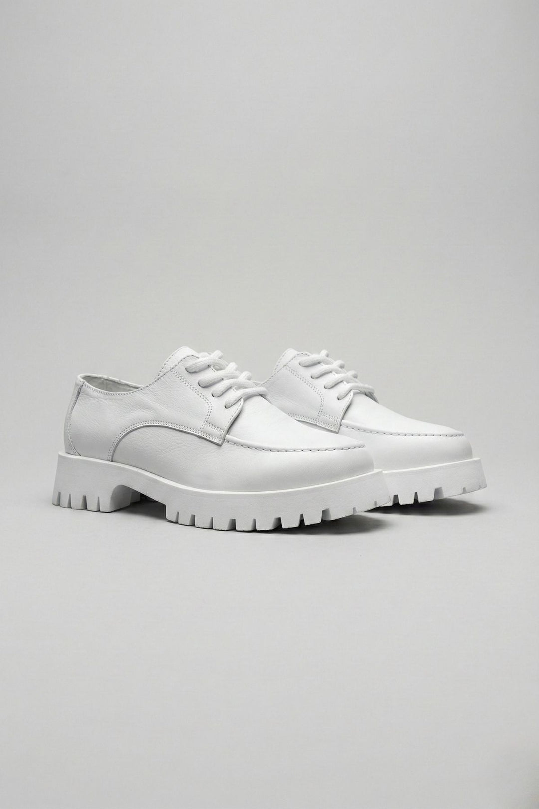 Donat Kadın Bağcıklı Beyaz Günlük Ayakkabı