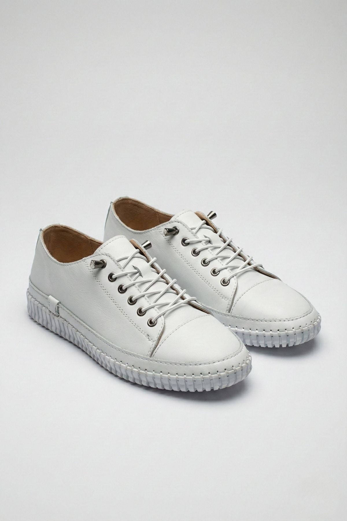 Endesa Kadın Hakiki Deri Beyaz Günlük Ayakkabı