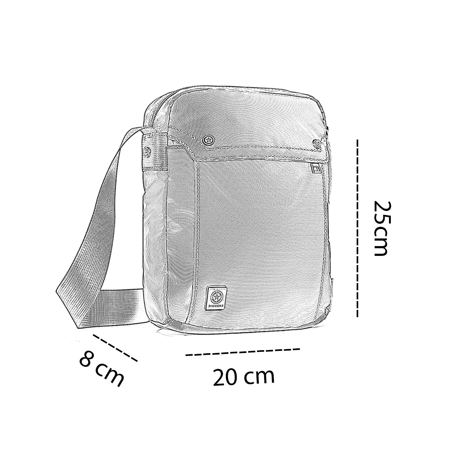 Jana Kadın Su Geçirmez Ayarlanabilir Askılı Çapraz Çanta