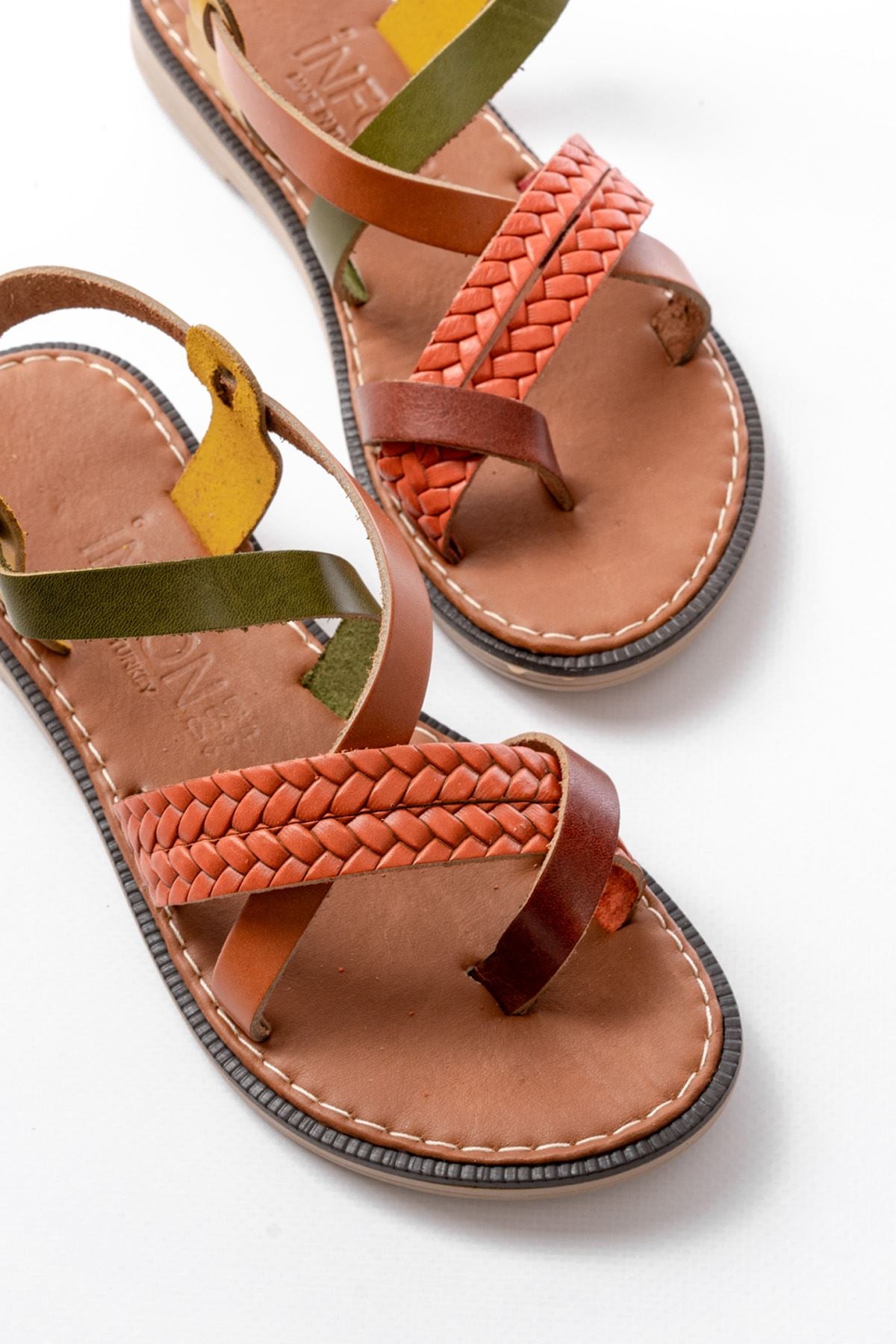 Jarman Multi Hakiki Deri Kadın Sandalet