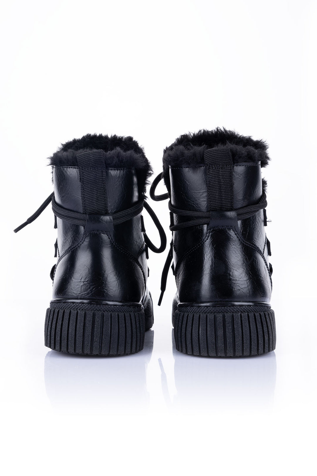 Zacun Kadın Kürklü Siyah Bot