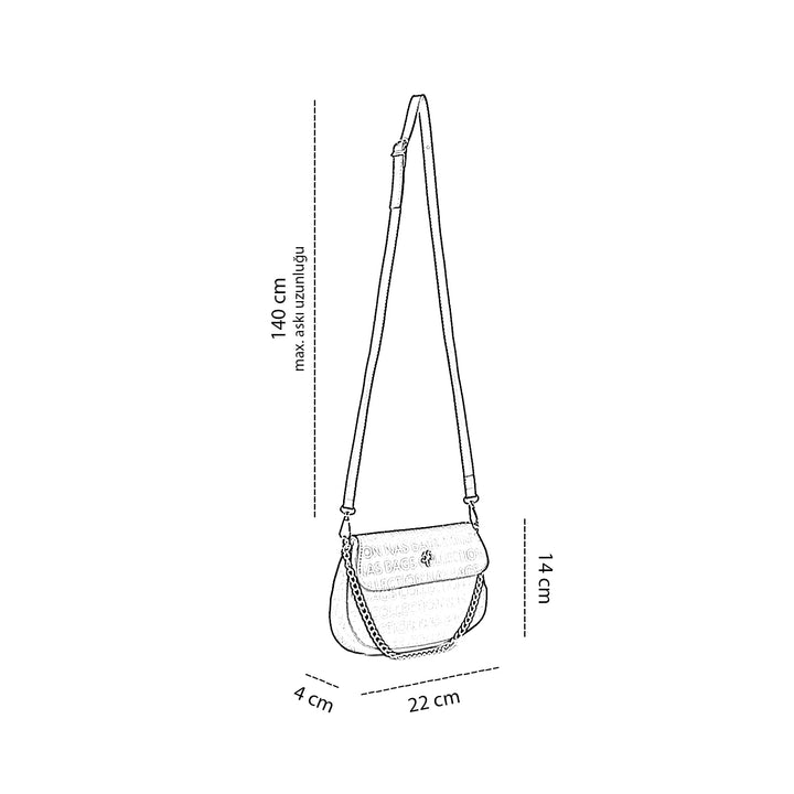 Baste Nas Askılı Çapraz Çanta