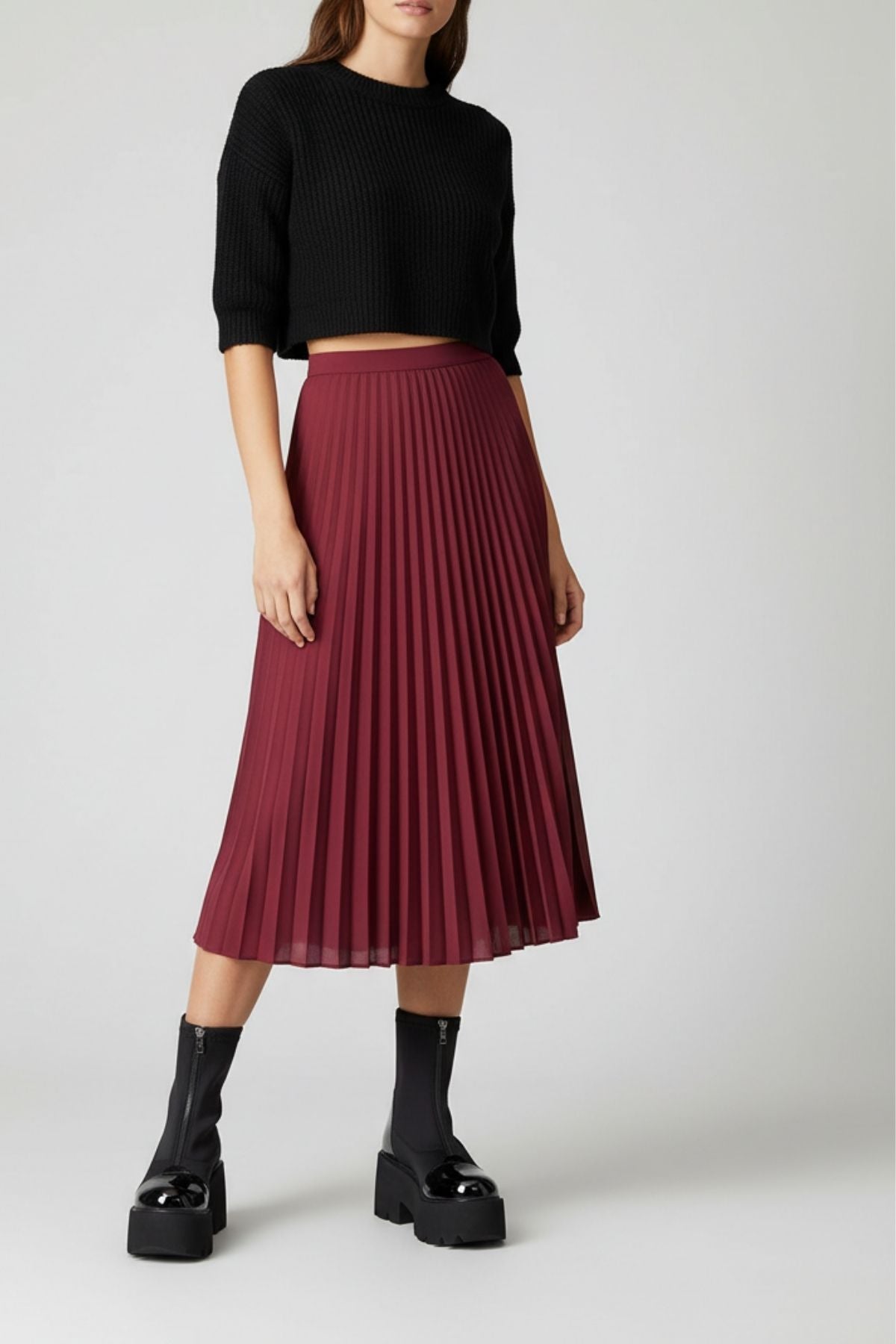 Letum Kadın Dalgıç Rugan Siyah Bot