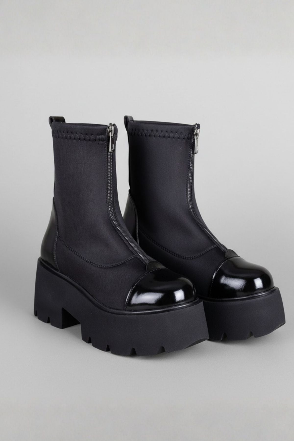 Letum Kadın Süet Dalgıç Siyah Bot