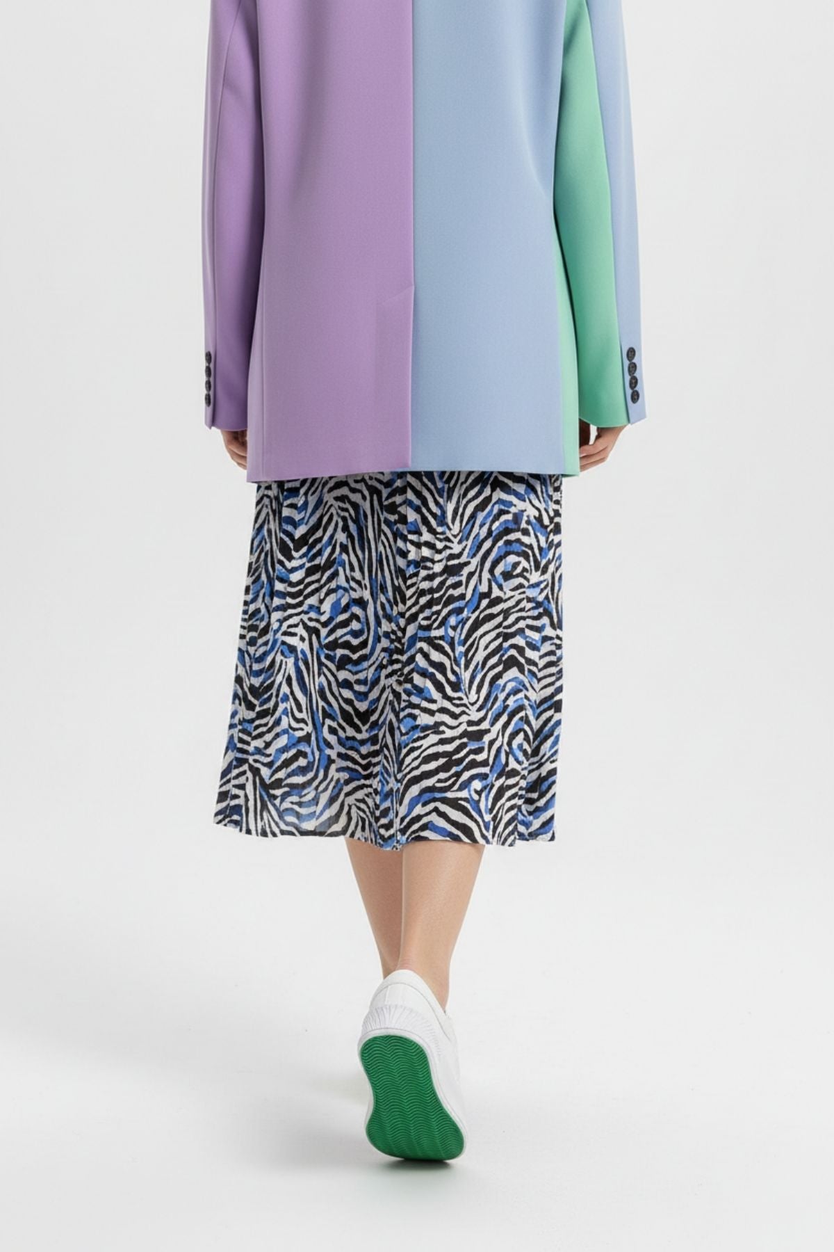 Benetton Jansen Kadın Keten Beyaz Spor Ayakkabı BNI-10097