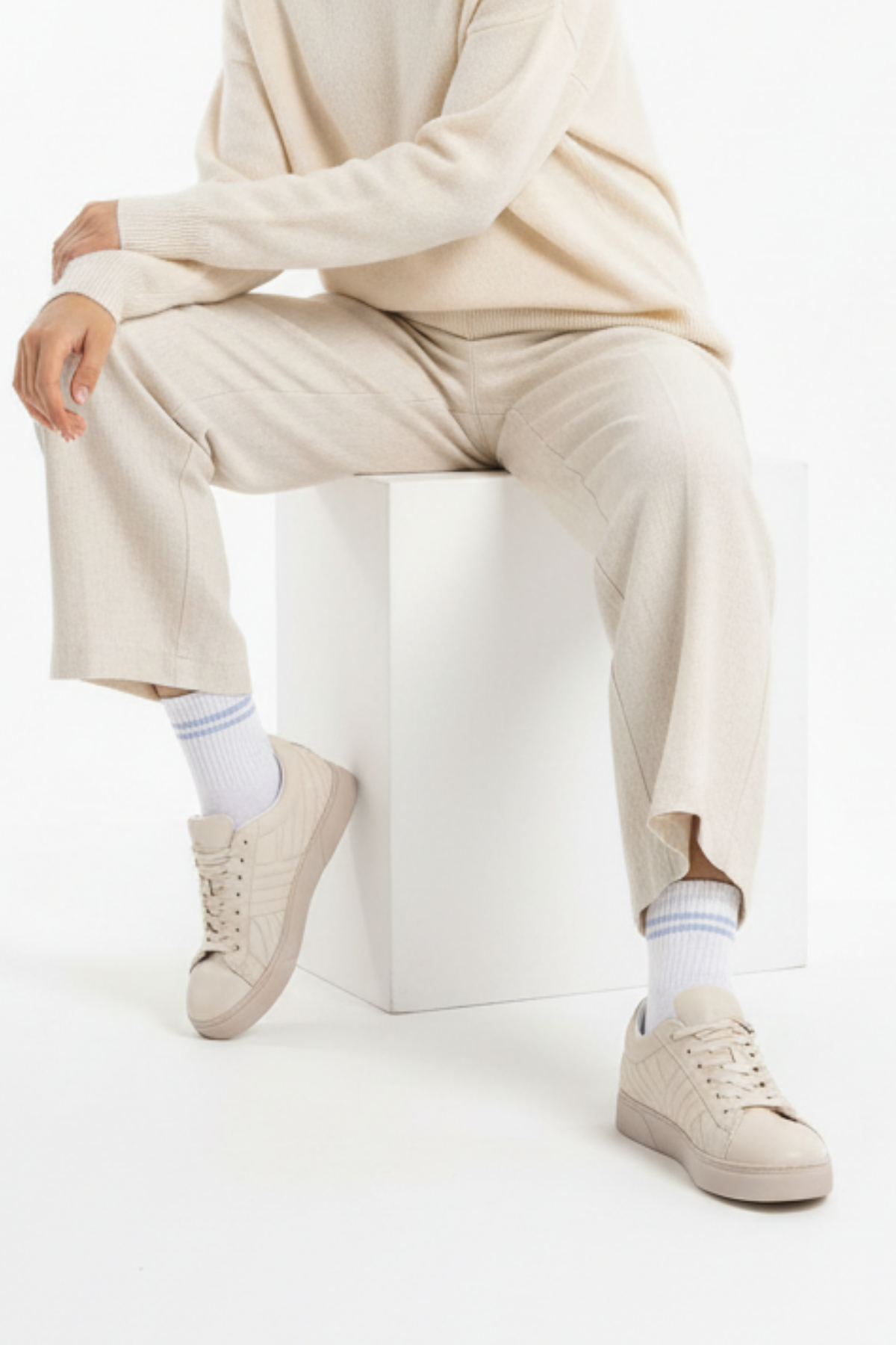 Linz Kadın Ekru Günlük Spor Ayakkabı