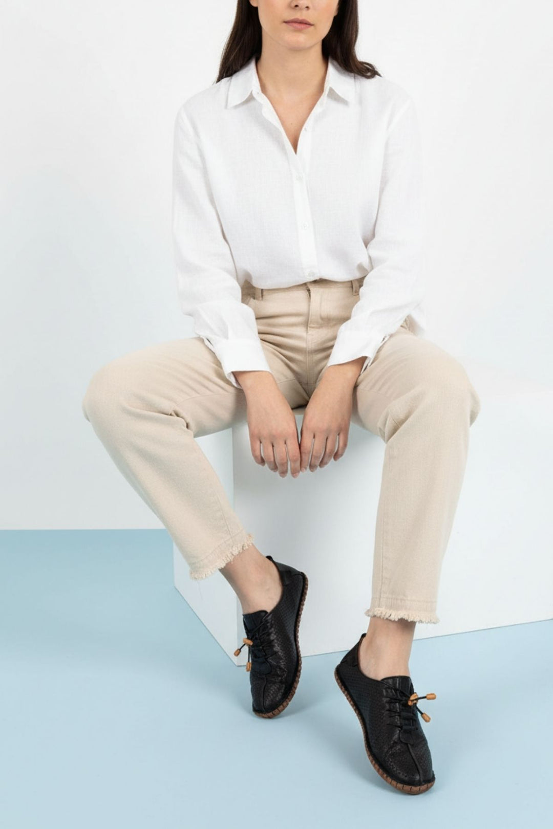 İmura Kadın Hakiki Deri Siyah Günlük Ayakkabı