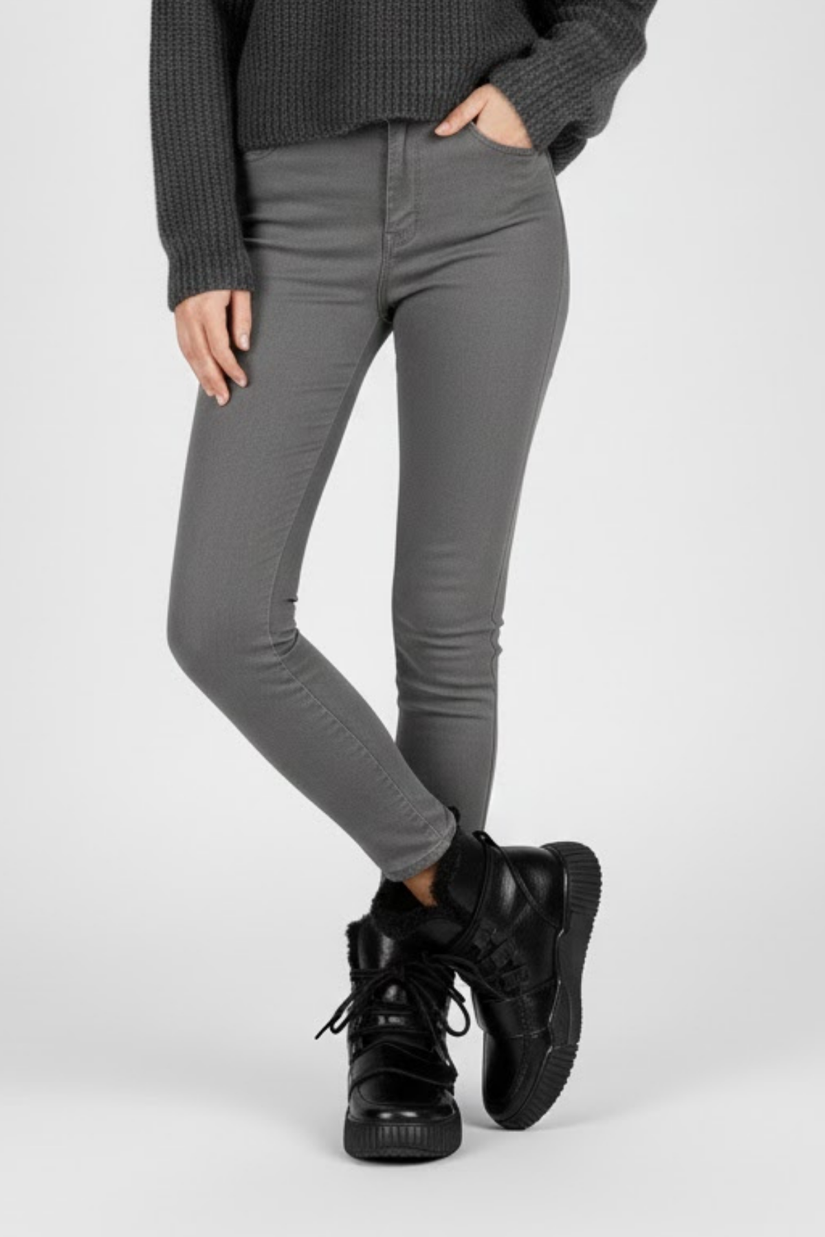 Zacun Kadın Kürklü Siyah Bot