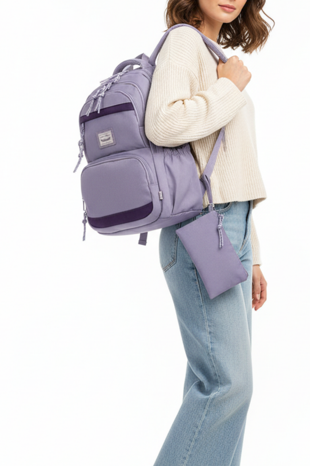 Larg Kadın Sırt Çantası - Küçük Çanta Hediyeli