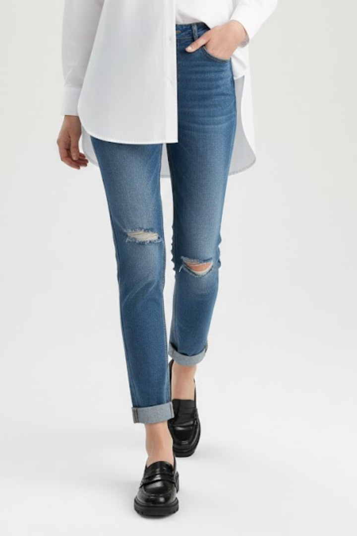 Narli Kadın Siyah Rugan Kalın Tabanlı Oxford Ayakkabı