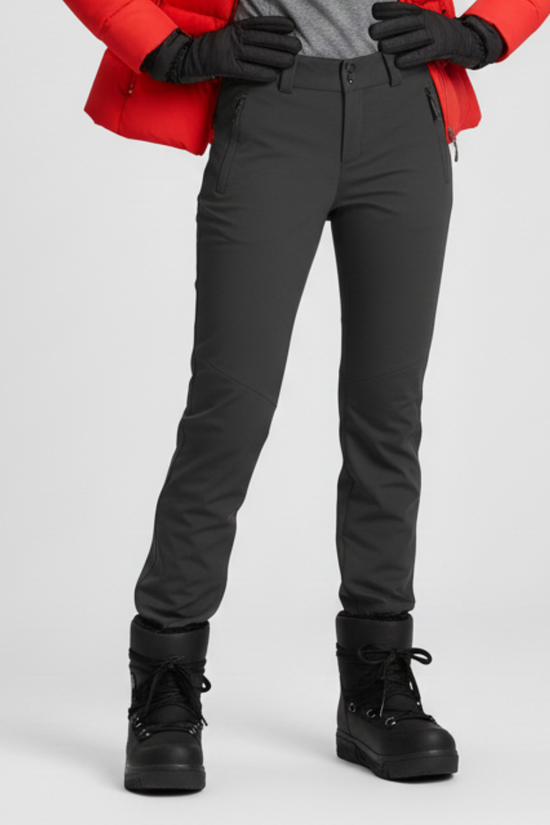 Benetton Nahara Kadın Kalın Taban Paraşüt Kumaş Siyah Kar Botu BN-50031