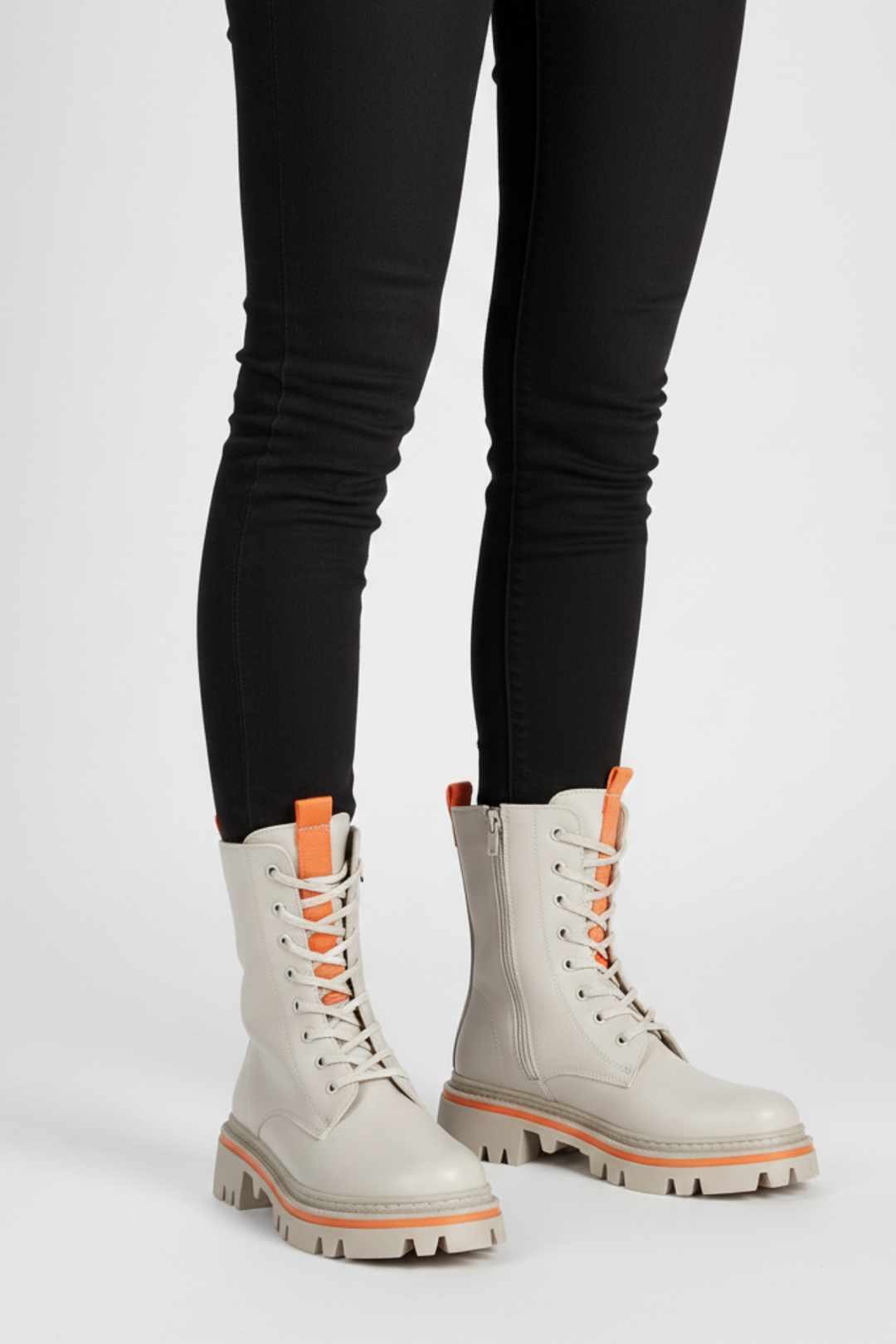 Orson Kadın Kalın Tabanlı Bej Bot