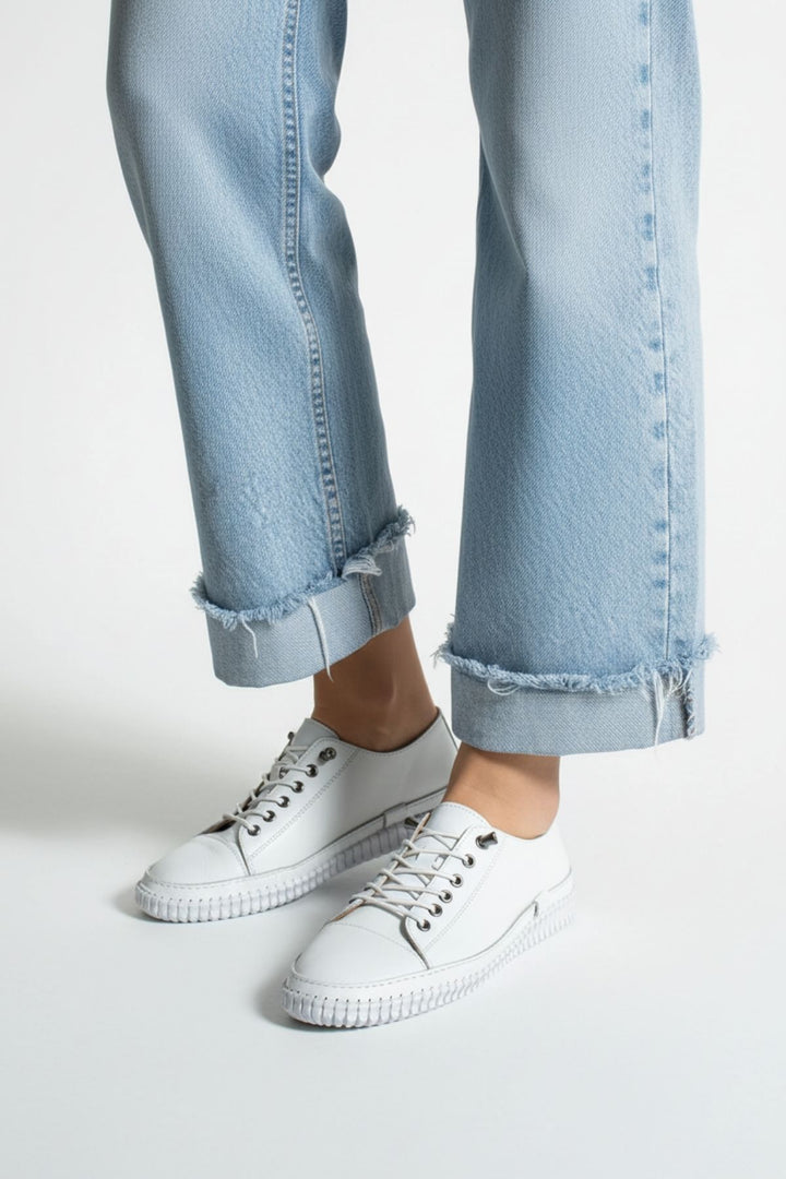 Endesa Kadın Hakiki Deri Beyaz Günlük Ayakkabı