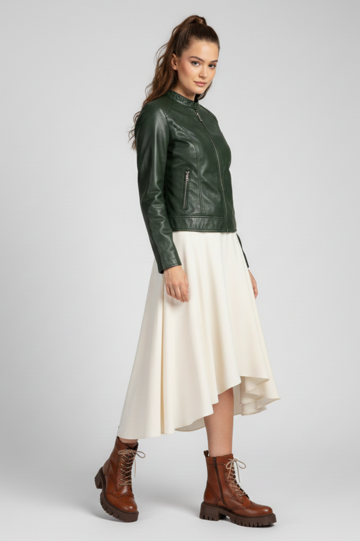 Taros Kadın Fermuarlı Taba Bot