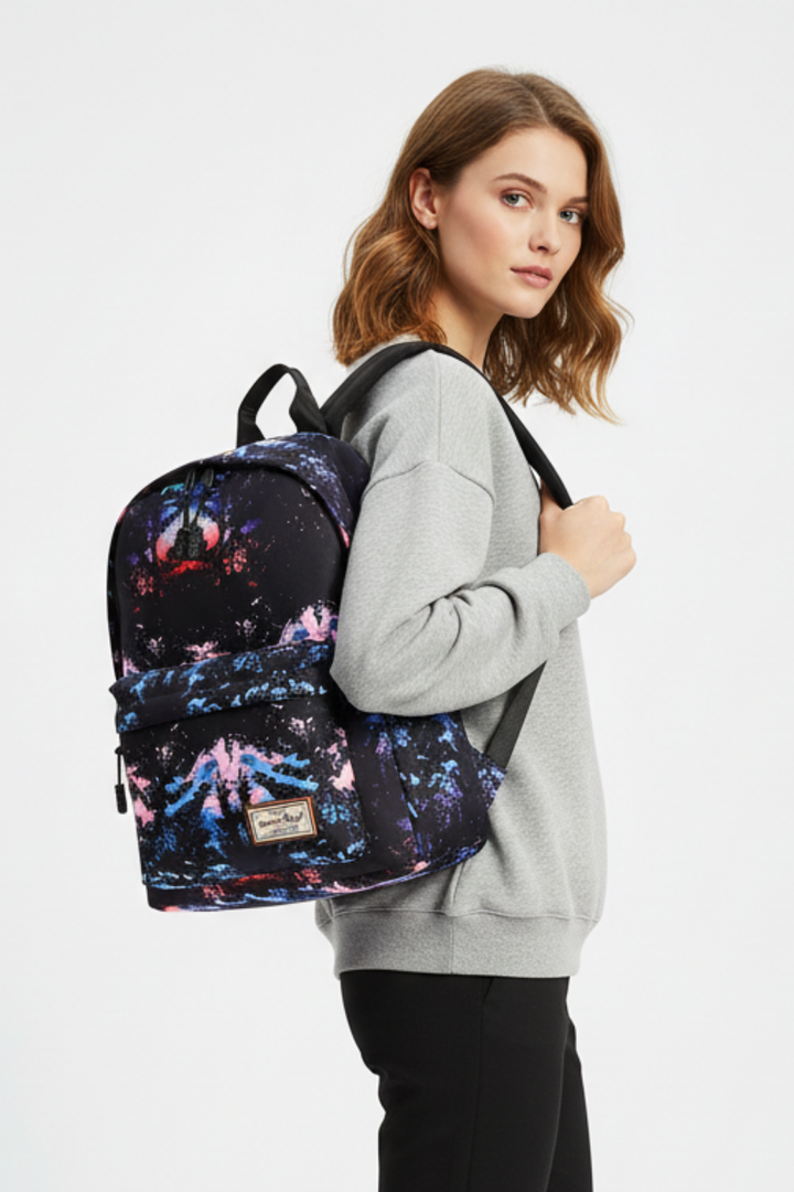 Silva Kadın Baskılı Kanvas Sırt Çantası