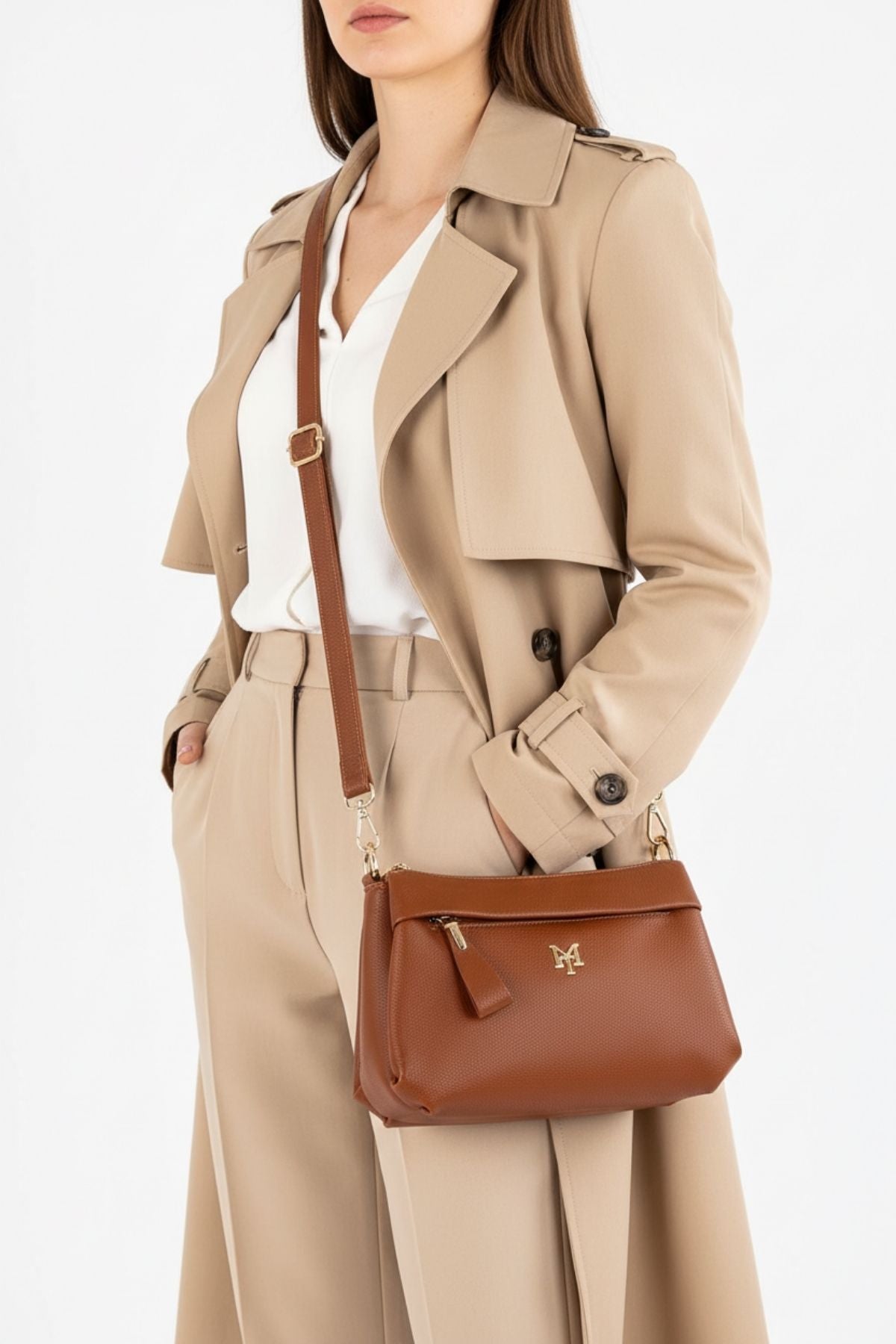 Horto Kadın Ayarlanabilir Askılı Çapraz Çanta