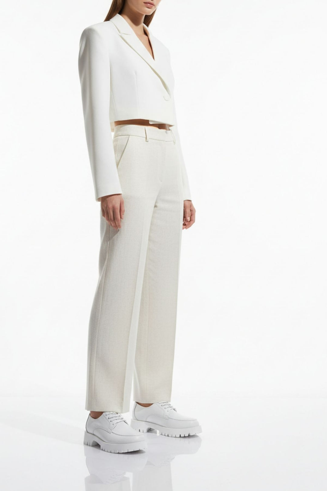 Donat Kadın Bağcıklı Beyaz Günlük Ayakkabı