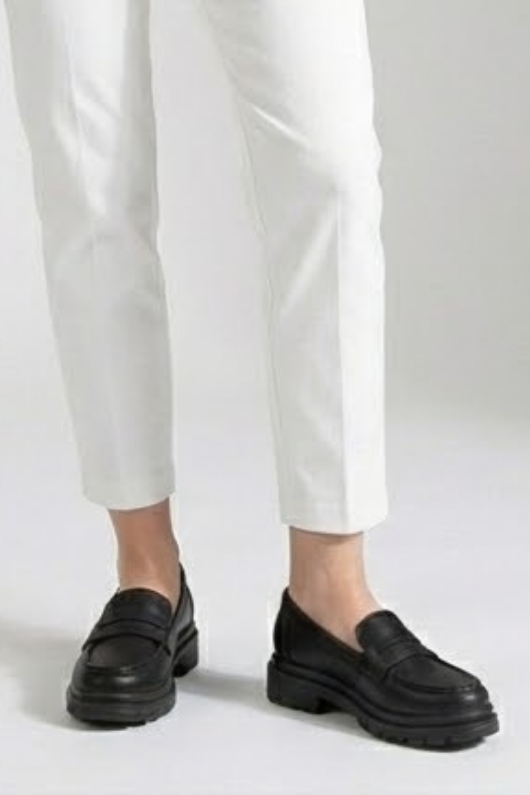 Narli Kadın Siyah Kalın Tabanlı Oxford Ayakkabı