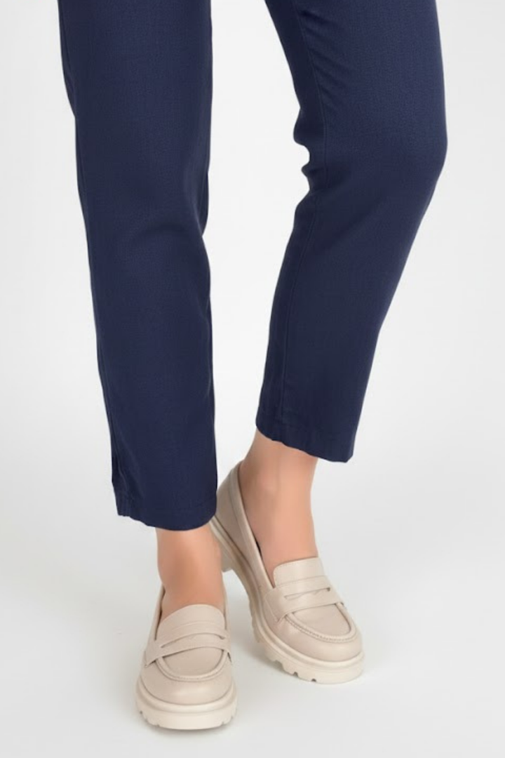 Narli Kadın Bej Kalın Tabanlı Oxford Ayakkabı