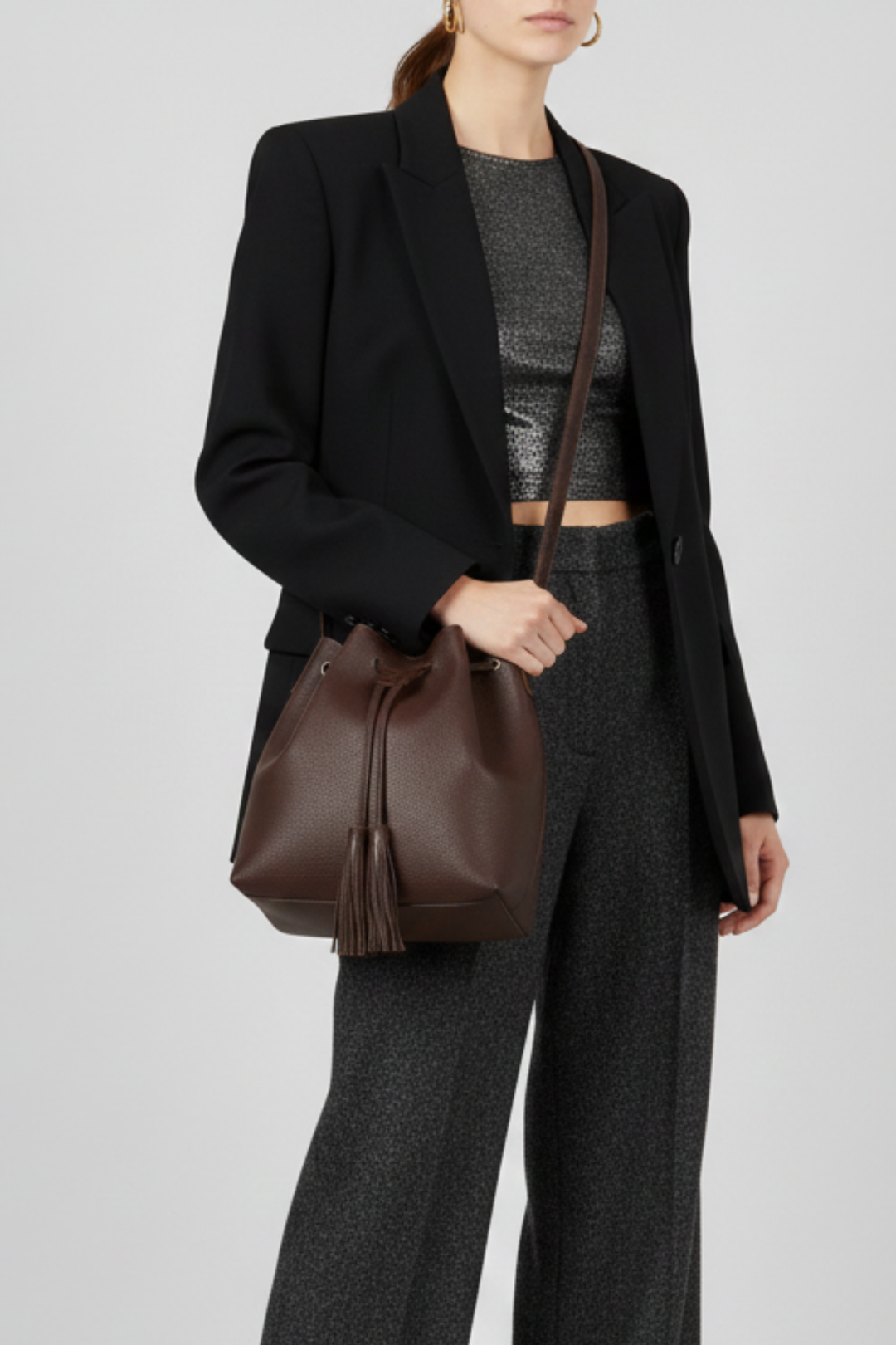 Bender Kadın Hakiki Deri Çapraz Çanta