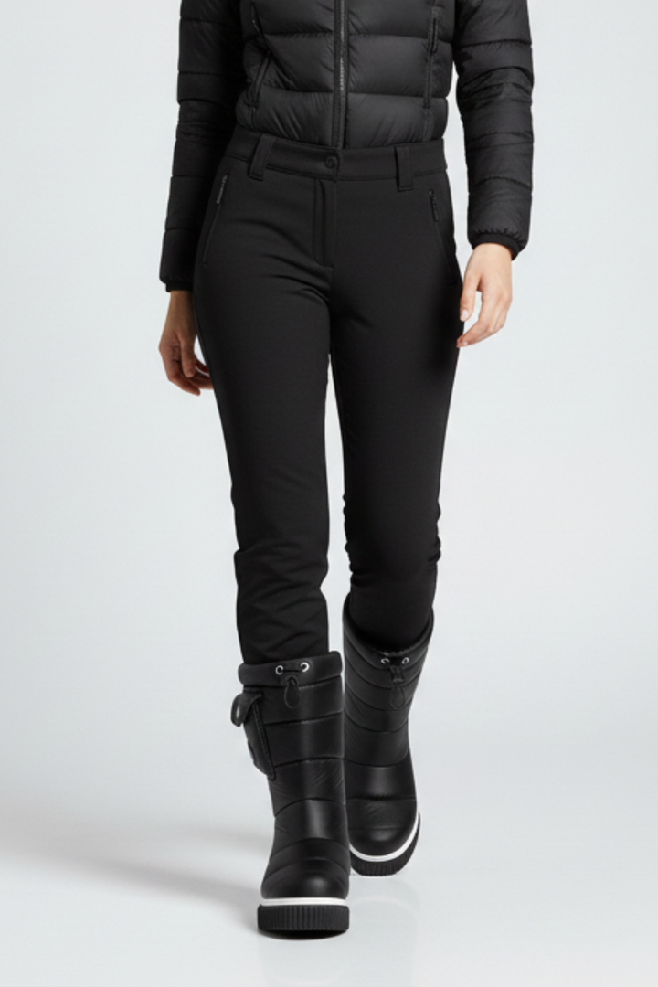 Benetton Oscar Kadın Kalın Taban Paraşüt Kumaş Siyah Kar Botu BN-50026