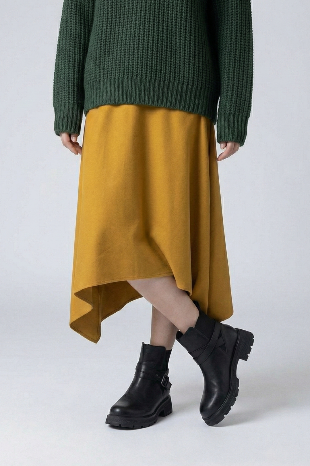 Layza Kadın Kalın Tabanlı Siyah Bot