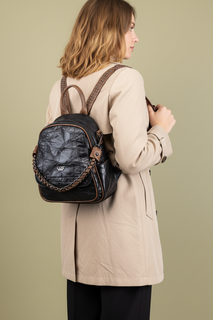 Subset Kadın Zincir Detaylı Sırt Çantası