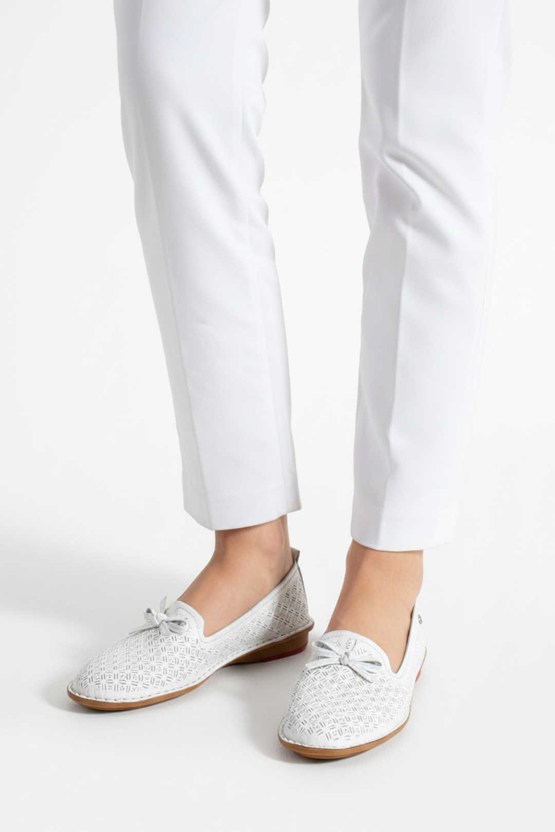 Pierre Cardin Tessa Kadın Hakiki Deri Beyaz Babet