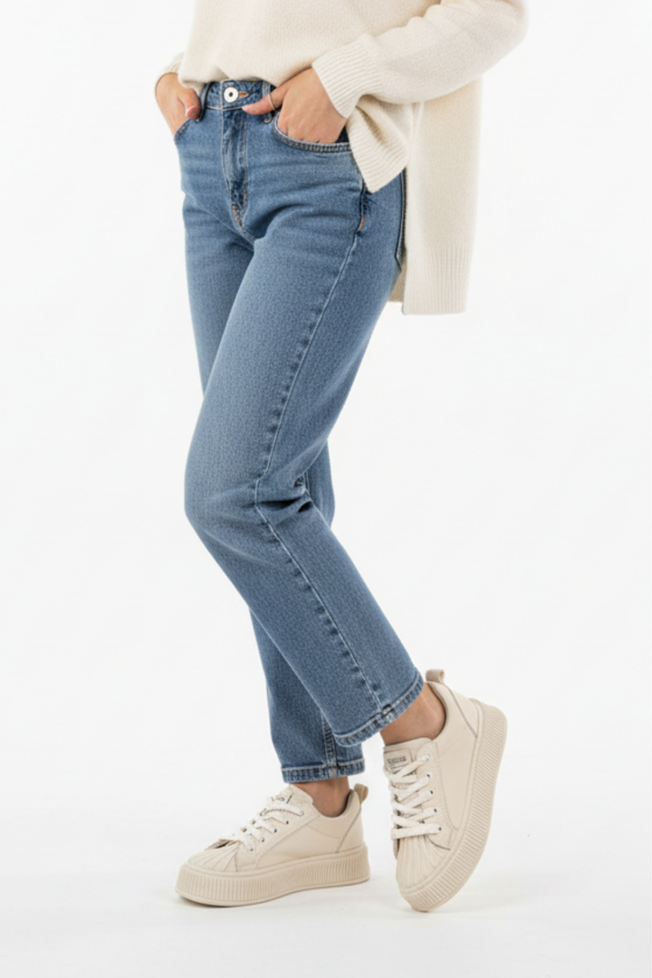 Belfas Kadın Bej Spor Ayakkabı